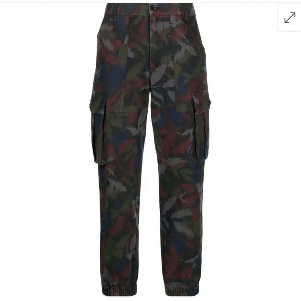 Zadig & Voltaire Ikat Print Cargo Pants